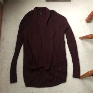 Burgundy Abercrombie and Fitch Cardigan